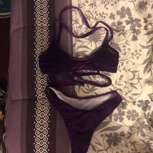 Purple Velvet Bikini